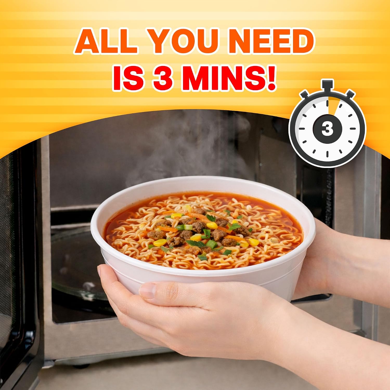 Nongshim HOT & SPICY Noodle Soup, 3.03 Ounce (Pack of 1)