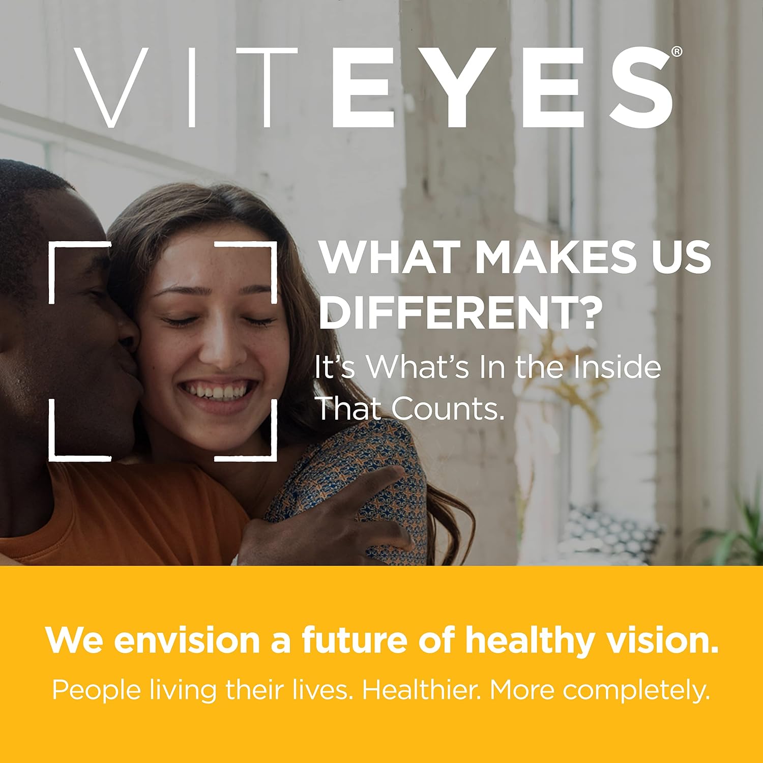 Viteyes AREDS 2 Zinc Free Macular Support, Natural Allergen Free Capsules with Vitamin E, Vitamin C, Lutein & Zeaxanthin, No Zinc, No Copper, Eye Doctor Trusted, Manufactured in the USA, 180 Ct