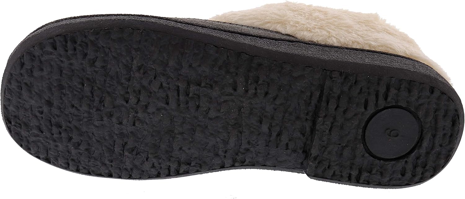Clarks Womens Faux Fur Lined Clog Slippers Warm Cozy Indoor Outdoor Plush Slipper for Women