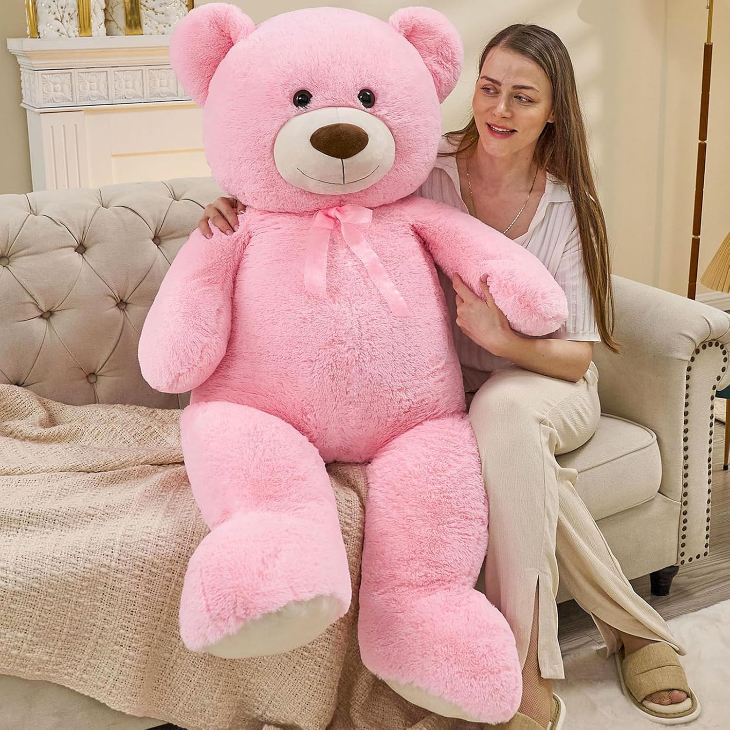 Toys Studio 47 Inch Big Teddy Bear Giant Stuffed Animal for Girls