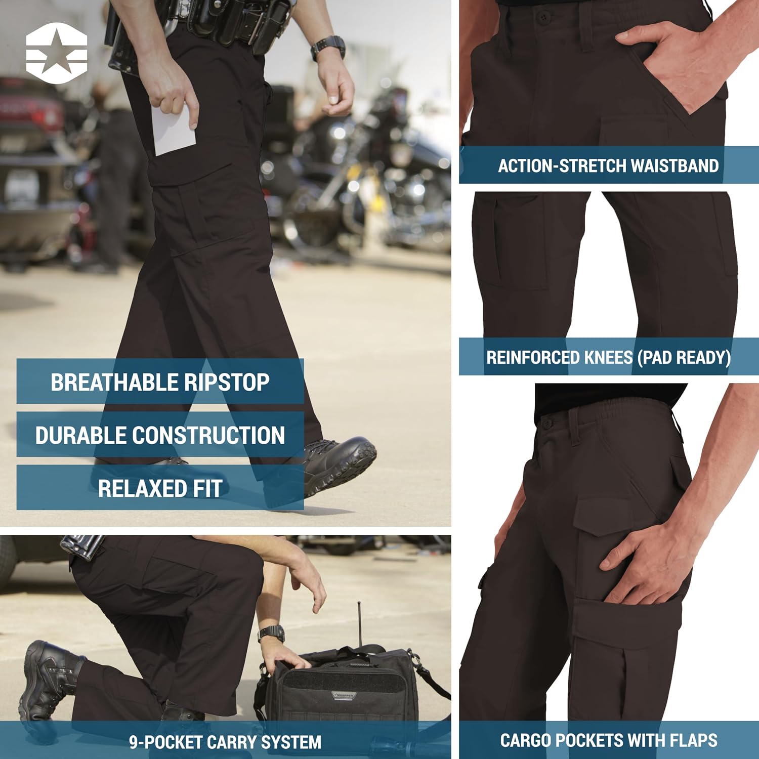 Propper Men's Tactical Uniform Pant | Ripstop Fabric Tactical Pants, Uniform Pants for Law Enforcement