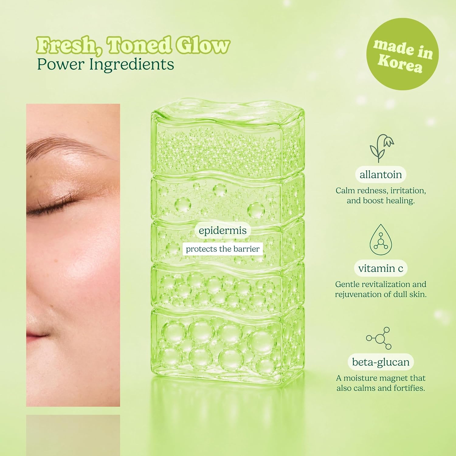 ESW Beauty Strawberries & Cream Soothing Face Mask, Korean Skin Care 1 Pack