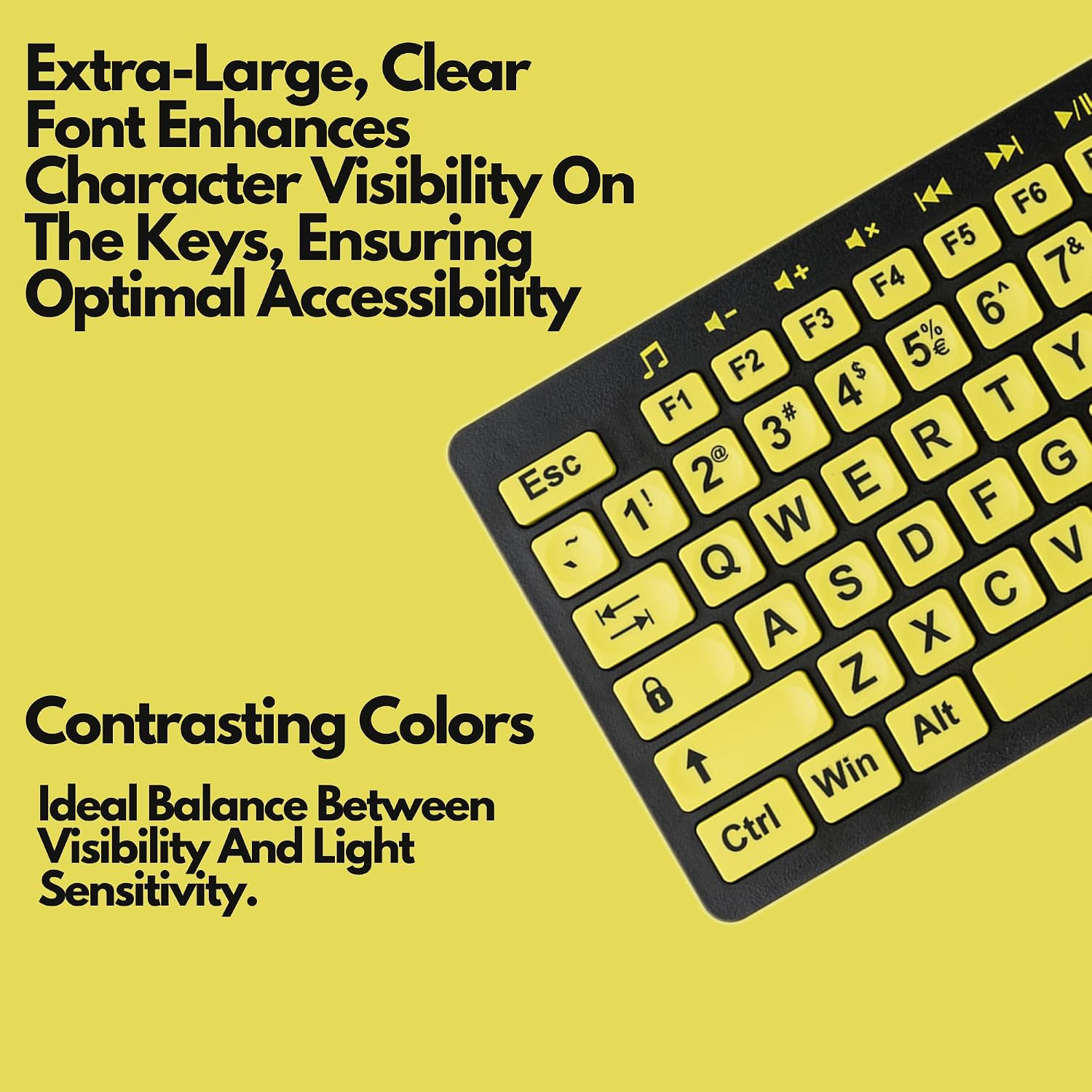 Clevy Large Print Computer Keyboard