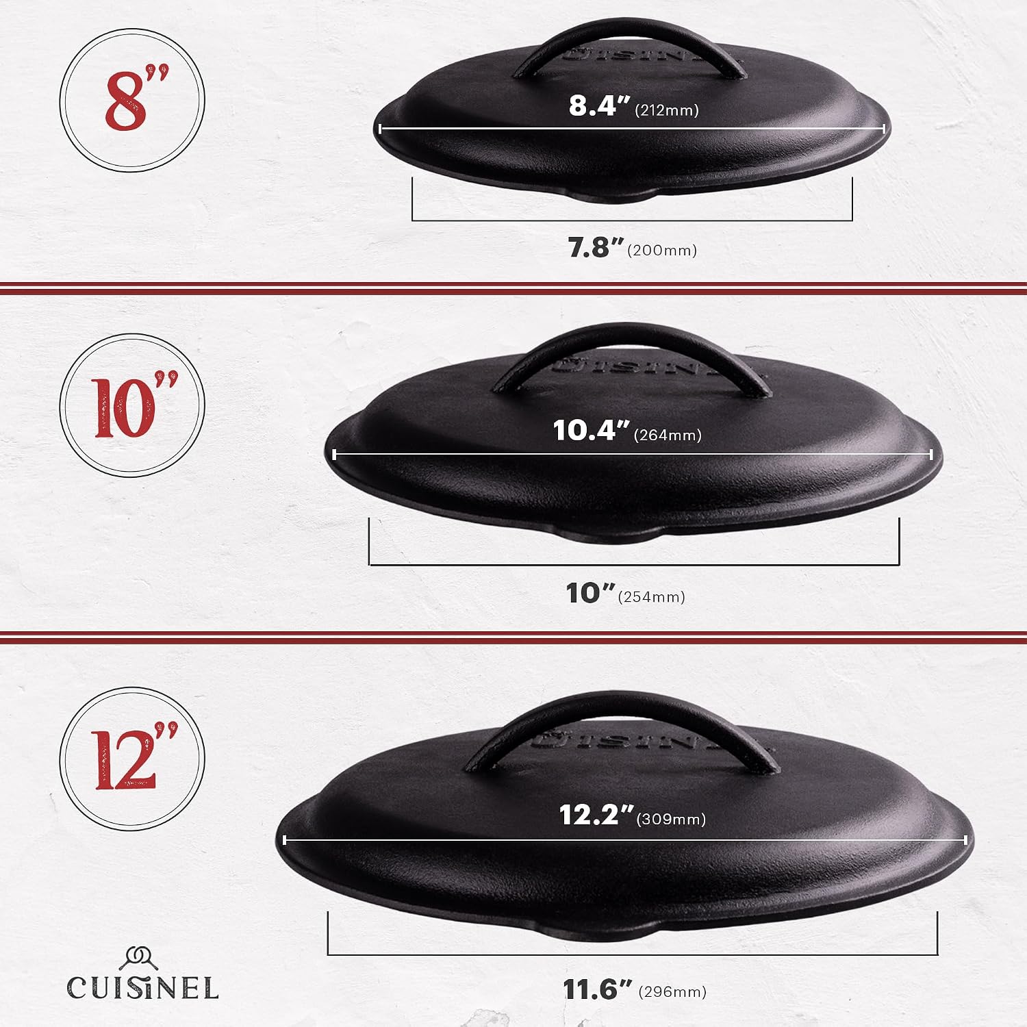 Cast Iron Skillet - 10"-Inch Frying Pan with Pour Spouts + Pan Scraper + Silicone Grip Handle Cover Holder - Pre-Seasoned Oven Cookware - Indoor/Outdoor Use - Stovetop, Induction. PFAS and PFOA-free
