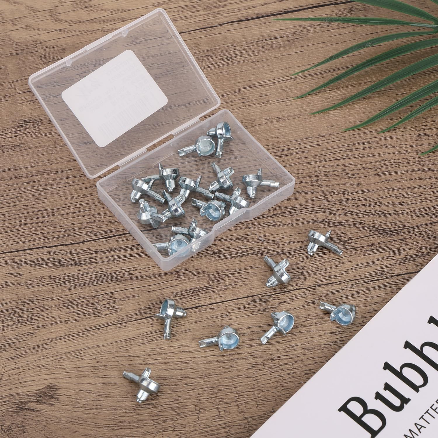 20pcs Shelf Support Pins for IKEA Billy Bookcase Silver Alloy Cabinet Clips | For IKEA Billy Bookcase Part 131372, Silver Alloy, Rust-Resistant