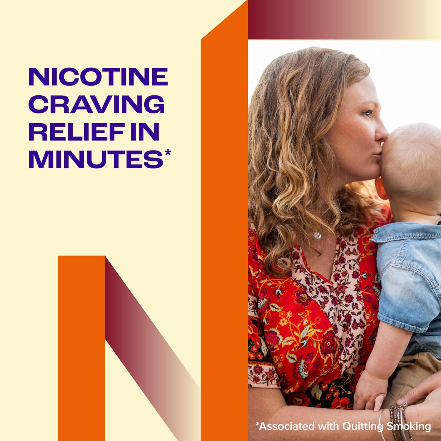 Nicorette Nicotine Gum 4mg, Quit Smoking Aid, Fruit Chill Flavor, 20 Count | Reduces Nicotine Cravings and Withdrawal Symptoms, Intense Craving Relief, Portable Smoking Cessation Gum