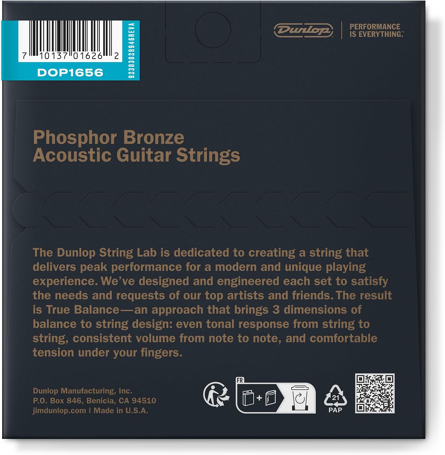 Jim Dunlop Phosphor Bronze 16-56 Resonator Strings