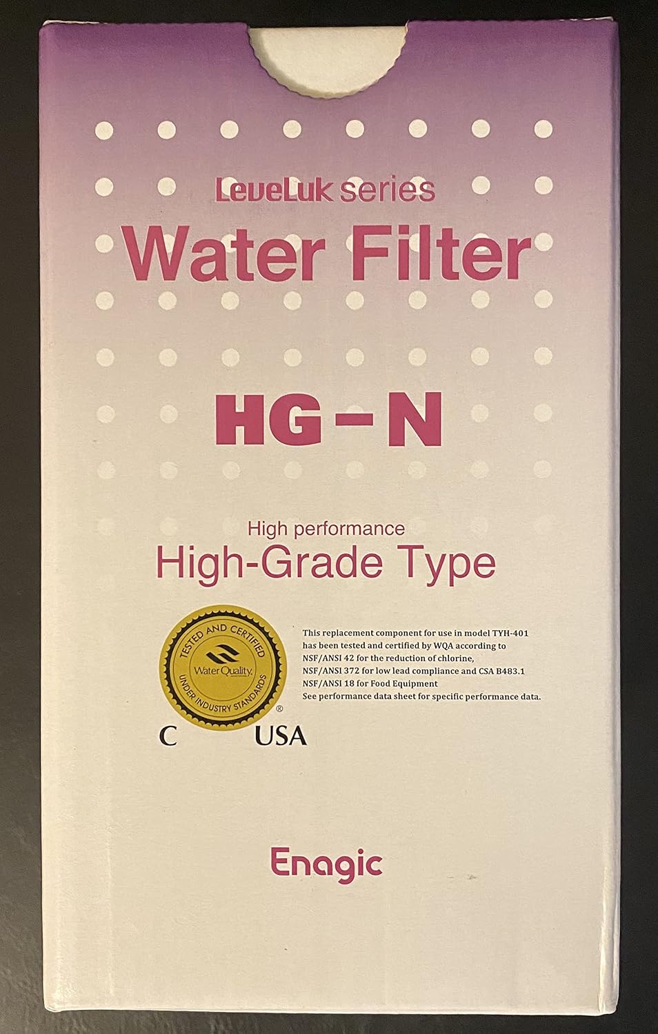 ORIGINAL AUTHENTIC ENAGIC HG-N WATER FILTER FOR SD501 SERIES (1 Pack)