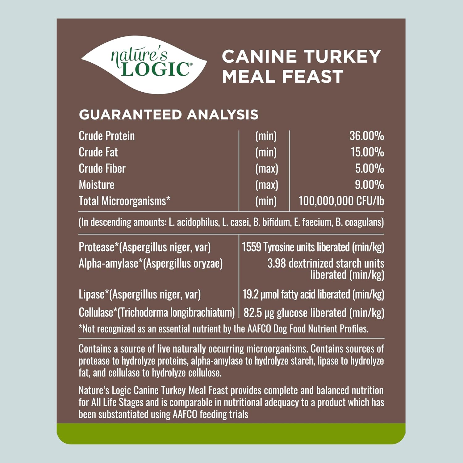 NATURE'S LOGIC Dry Dog Food - Beef Meal Feast Dry Kibble, 13 lb