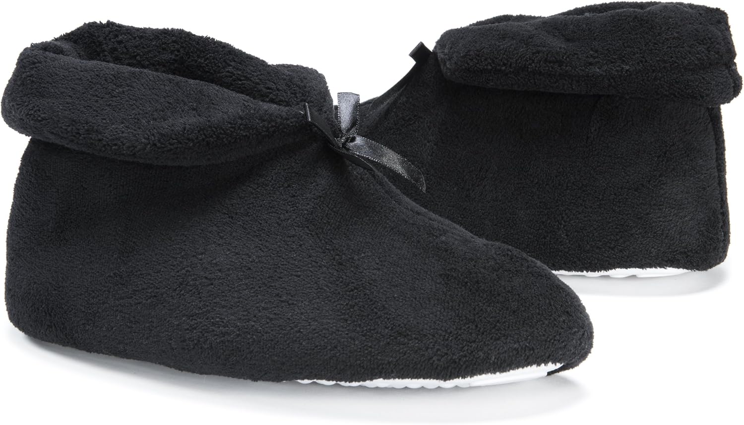 MUK LUKS Women's Terry Cuff Slipper Booties