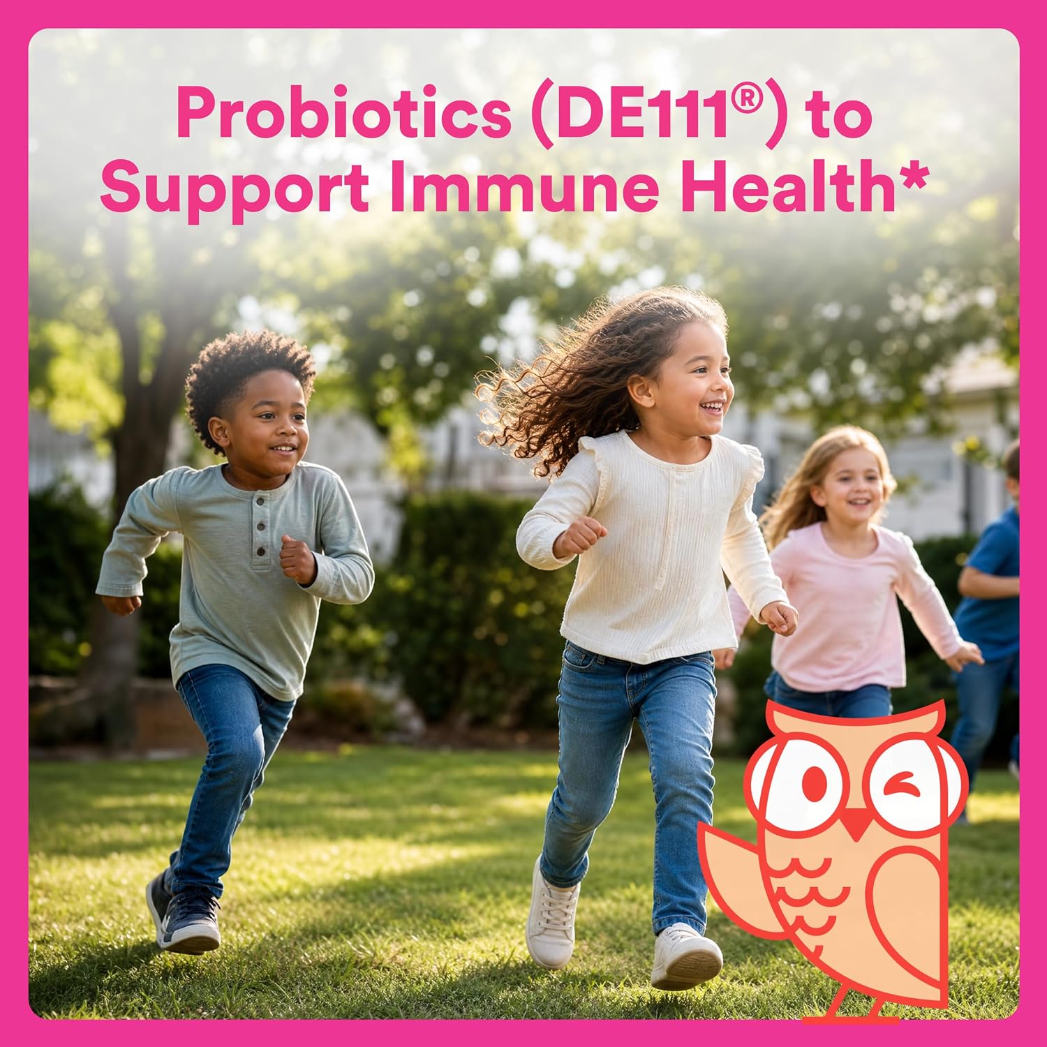 SmartyPants Kids Probiotic & Prebiotic Gummies for Digestive Health: Gut Health Supplement, Clinically Studied Prebiotic for Immune Support, Strawberry, 60 Count (30 Day Supply)