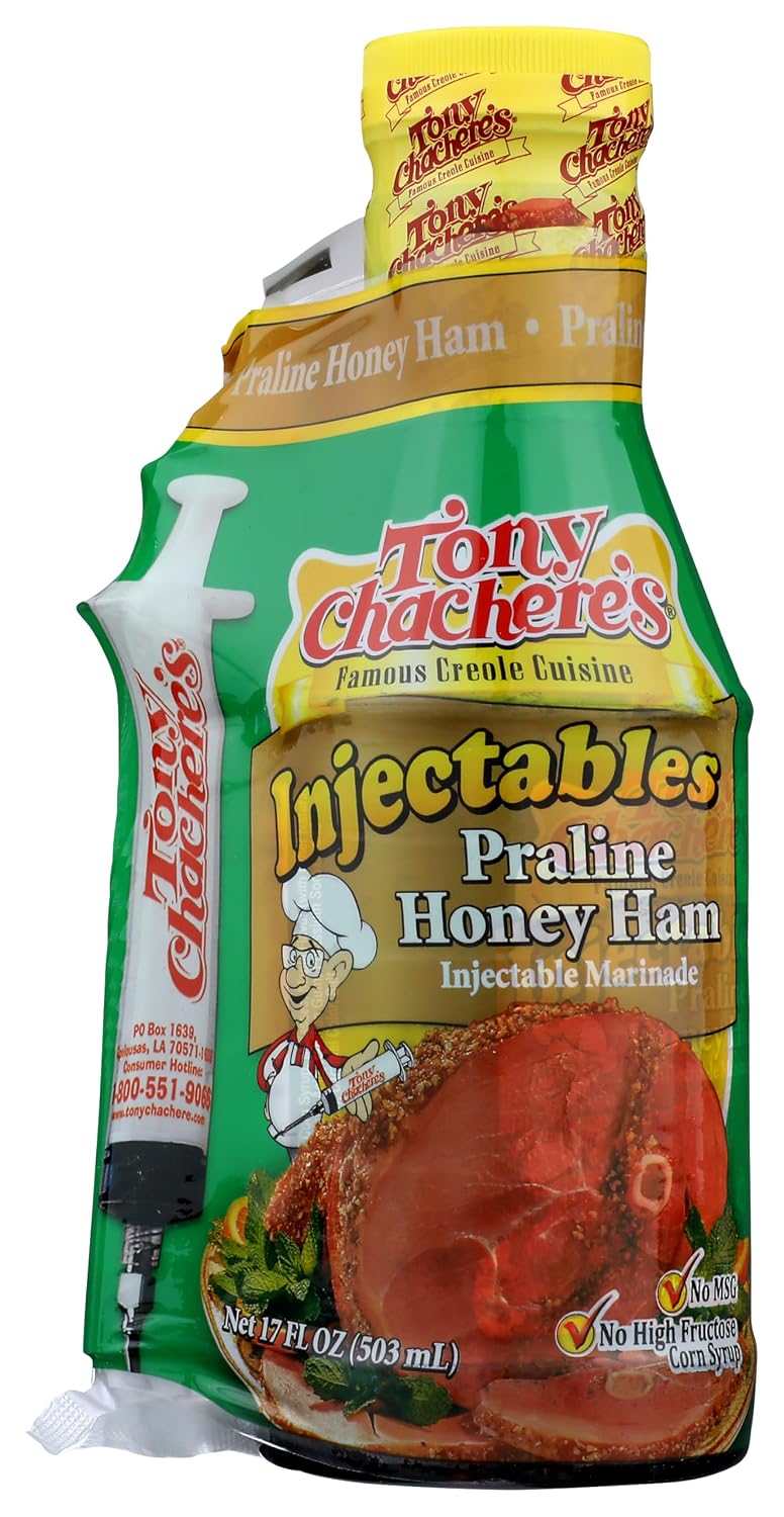 Tony Chachere's Marinade Praline Honey Ham W/ Injector - 17 oz