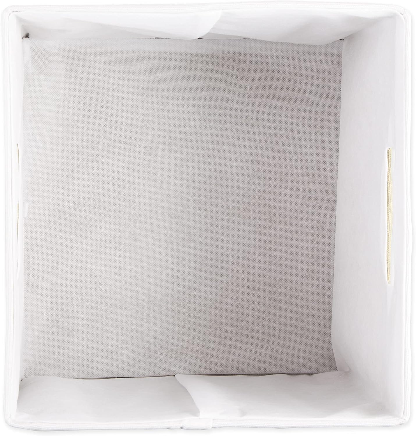 DII Polyester Cube Storage Collection Collapsible Hard Sided Bin, 13x13x13, Black