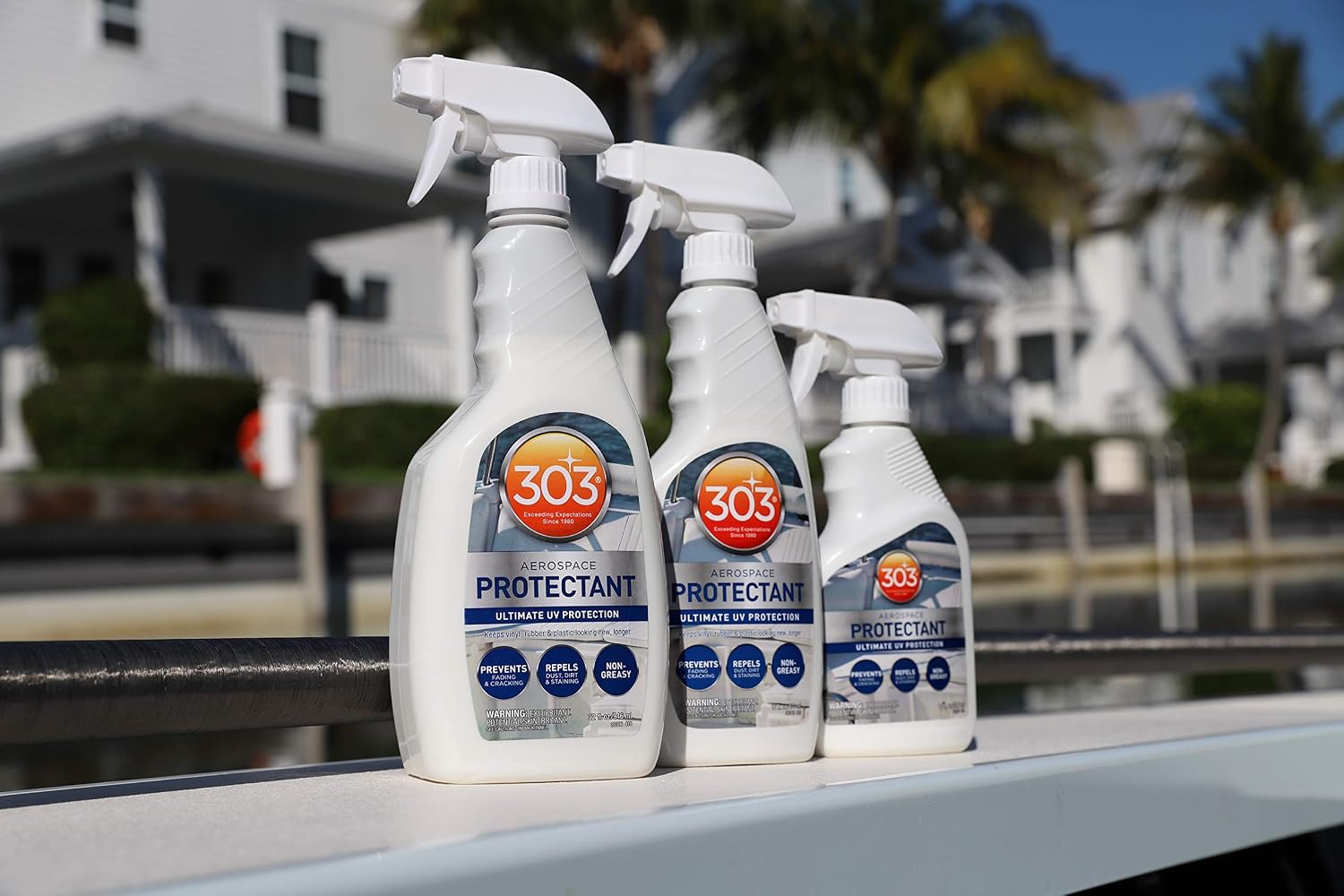 303 Products Marine Aerospace Protectant – UV Protection – Repels Dust, Dirt, & Staining – Smooth Matte Finish – Restores Like-New Appearance – 10 Fl. Oz. (30305)