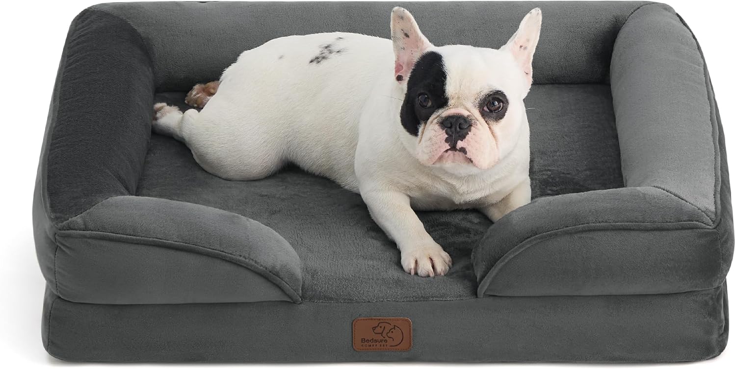 Bedsure Orthopedic Dog Beds Large Sized Dog with Removable Washable Cover