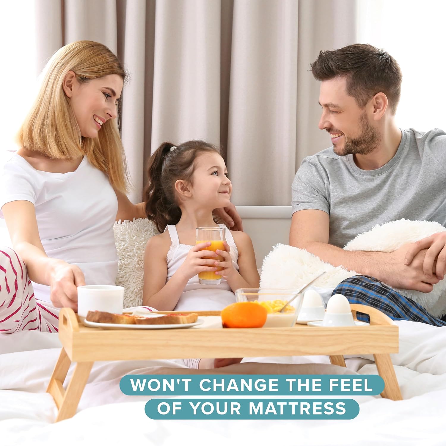 Bare Home Queen Size Mattress Protector - 100% Waterproof & Breathable - Premium Cooling Mattress Cover - Protects Against Spills - Vinyl Free Noiseless - Protect Your Mattress (Queen, White)
