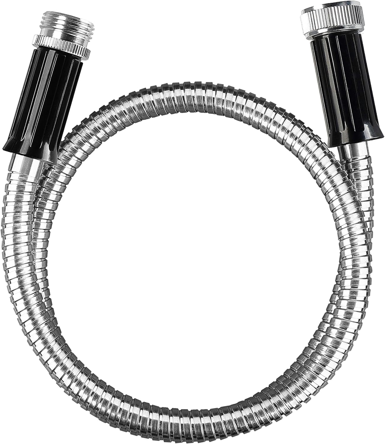 Beaulife Metal Garden Hose 100 ft Flexible No Kink Lightweight RV Drinking Water Hose Extension Leader Hose Heavy Duty Outdoor