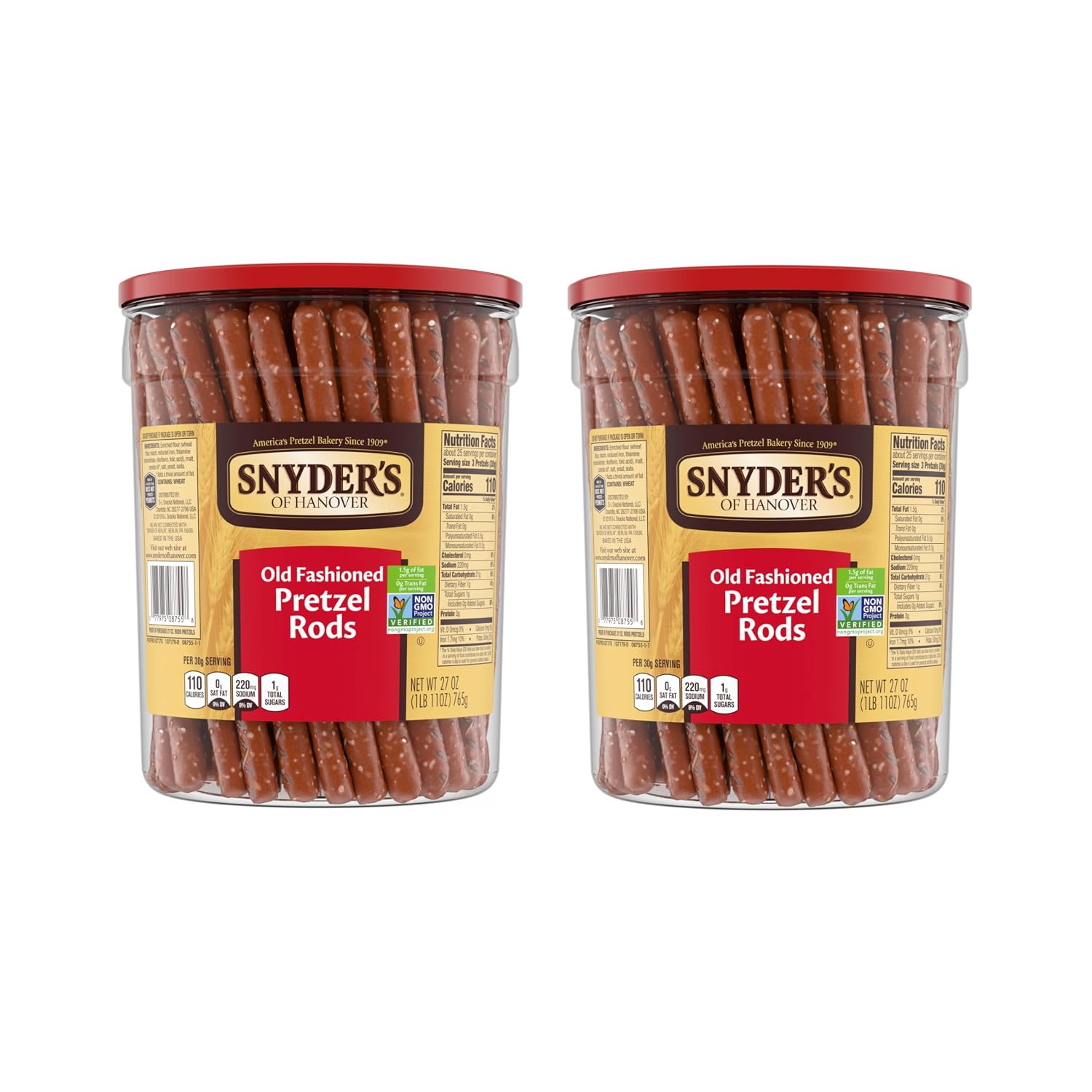Snyder's of Hanover Pretzel Rods, 12 oz