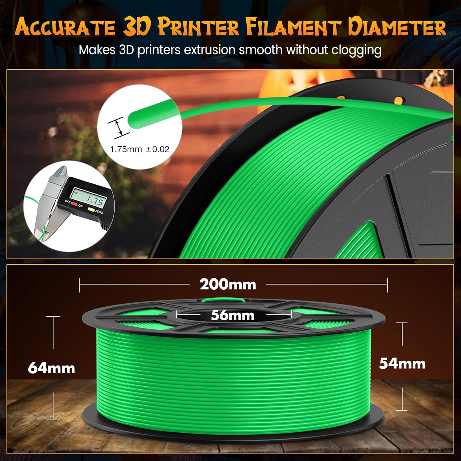 SUNLU PLA Plus Filament 1.75mm White 1KG
