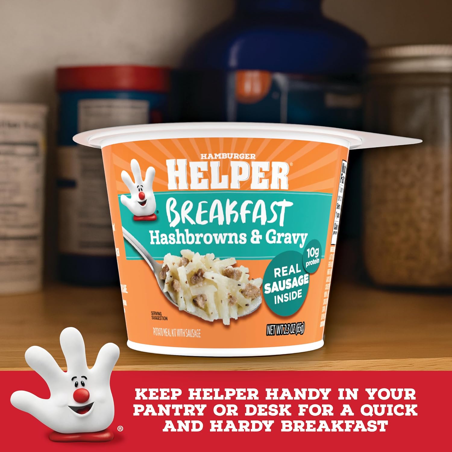Hamburger Helper Beef Pasta Microwave Cup (2 oz - 6 Pack) No Artificial Flavors, Ready in 4 Minutes, Quick Meals for Midweek Dinners, Busy Evenings & Families On-the-Go
