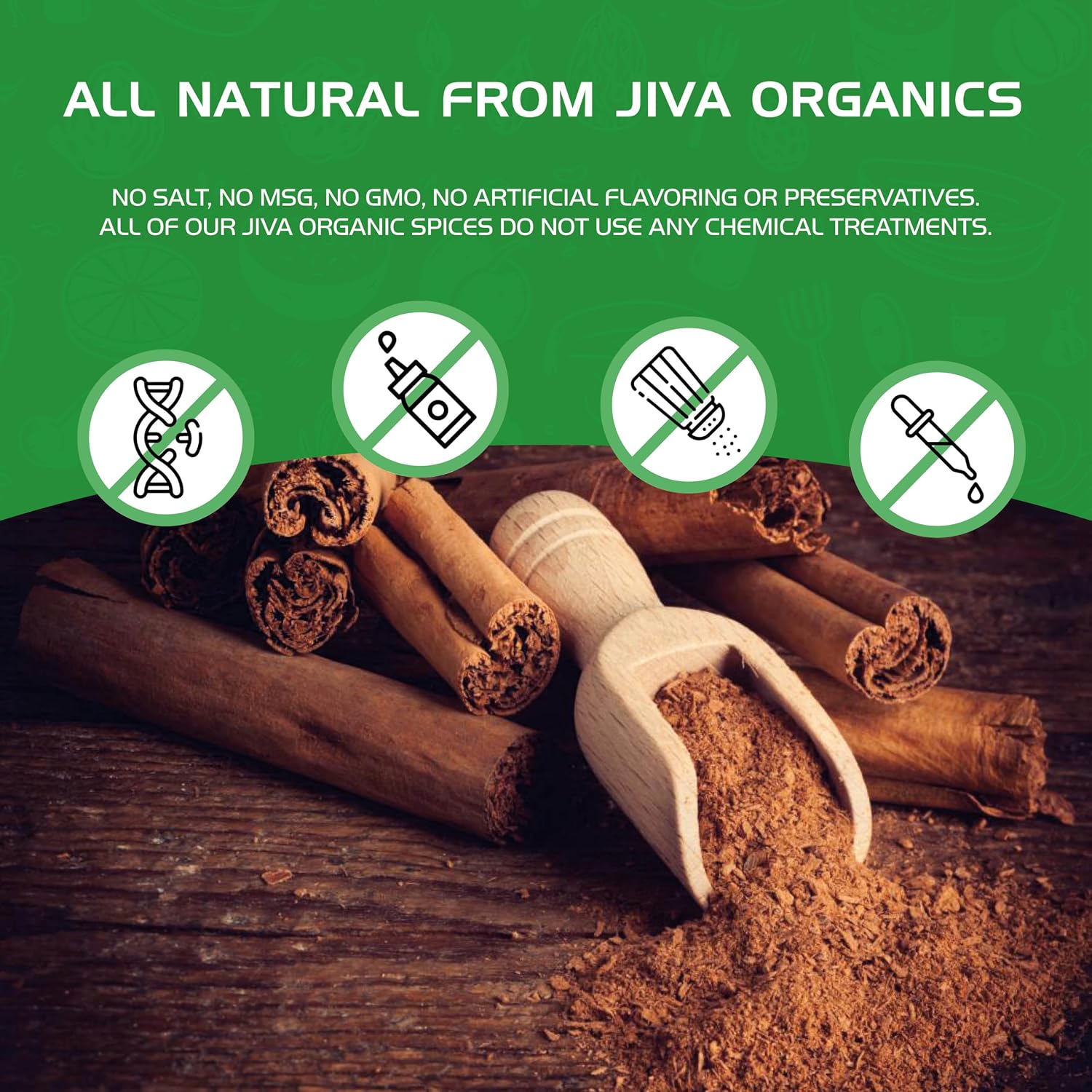 Organic Ceylon Cinnamon Sticks 7 Ounce Bag from Sri Lanka | Raw, Vegan, Non-GMO | ~45 sticks, 3 inch, Fair Trade, Gluten Free by Jiva Organics