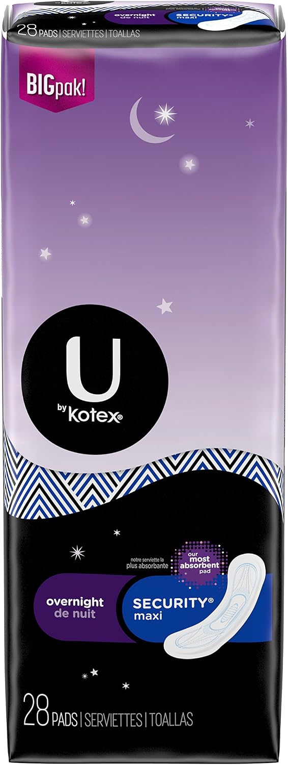 Kotex Natural Balance Overnight Maxi