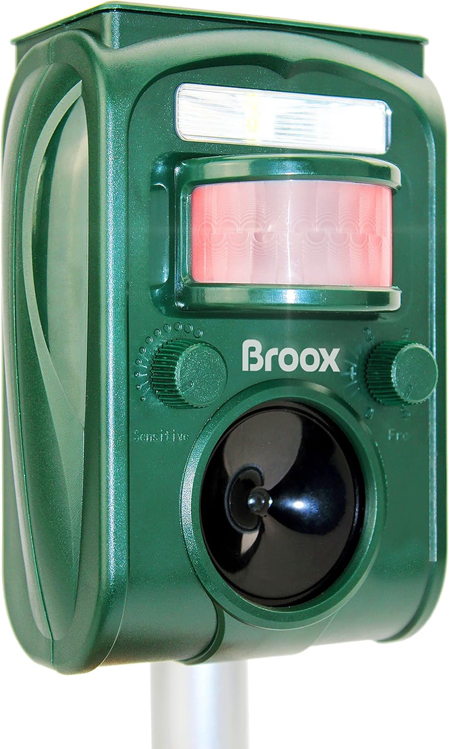 Broox 2026 Upgraded Solar Animal Repellent, Cat Repellent Outdoor, Squirrel Repellent, Deer Repellent, Ultrasonic pest Repeller, Waterproof IP 65
