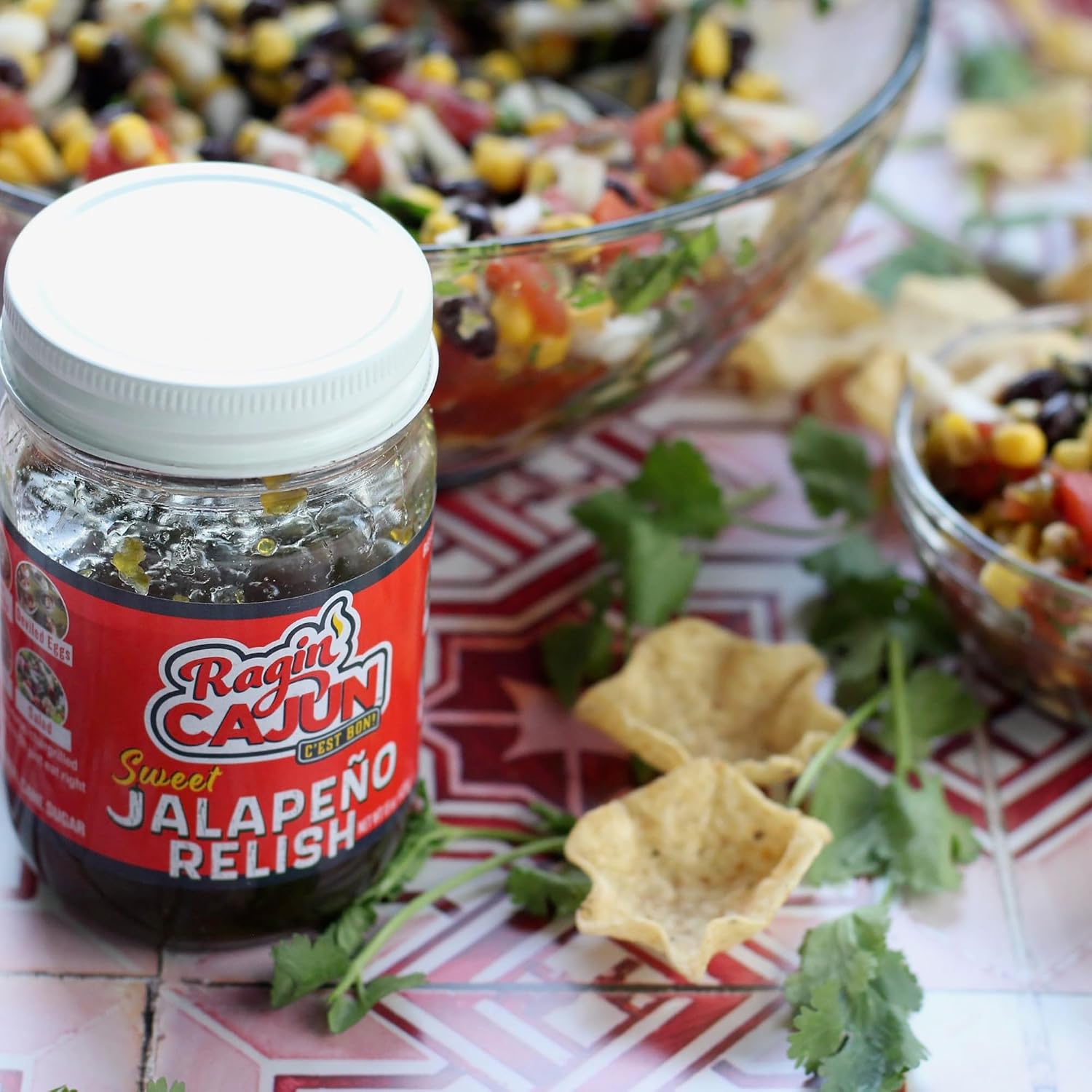 Ragin' Cajun Candied Jalapeno Slices, 12 fl oz - Pack of 2