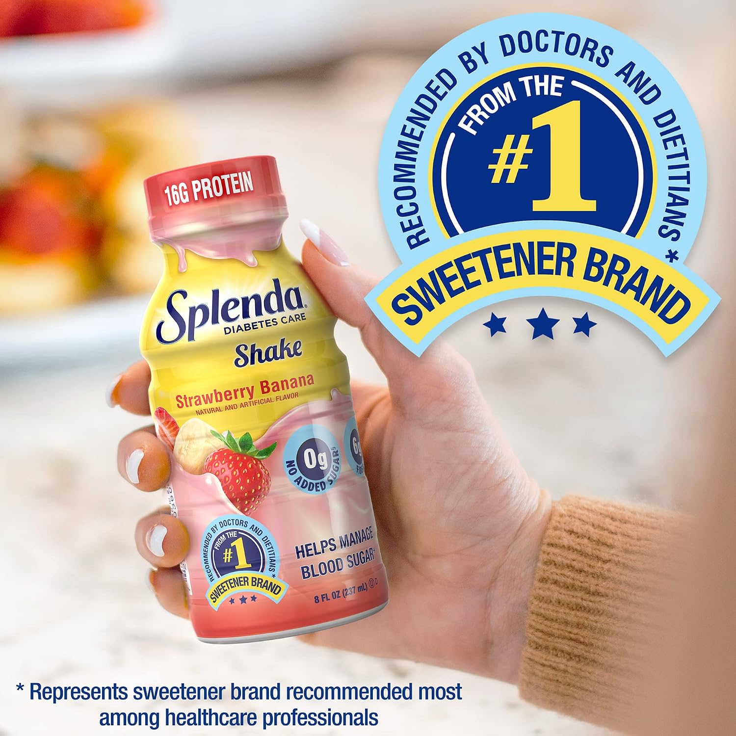 SPLENDA Diabetes Nutrition Shakes, Milk Chocolate, 8 Fl Oz