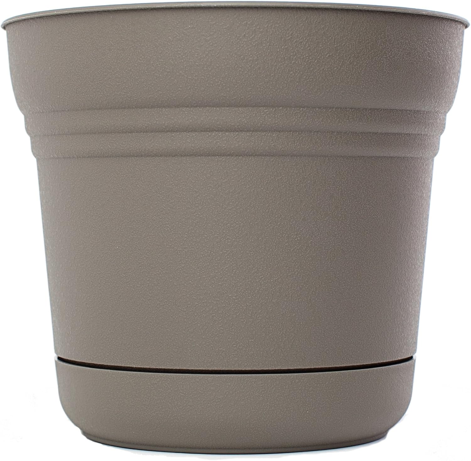 Bloem Saturn Planter with Saucer, 10", Calypso (SP1027)