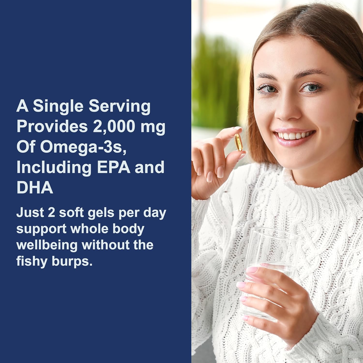 Carlson Maximum Omega 2000, 2000 mg, Wild-Caught, Lemon, 60 Softgels | Omega-3 Fatty Acids Including EPA and DHA; Norwegian Fish Oil Supplement; Sustainably Sourced Fish Oil Capsules
