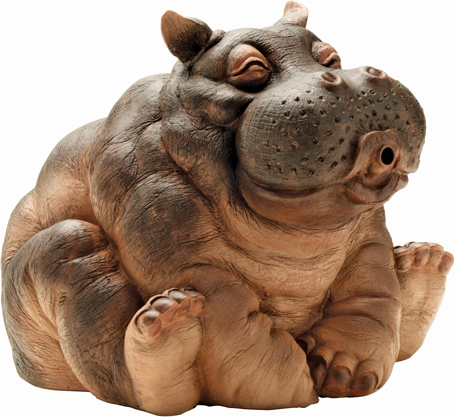 Design Toscano Hanna, the Hippo Spitter Piped Statue