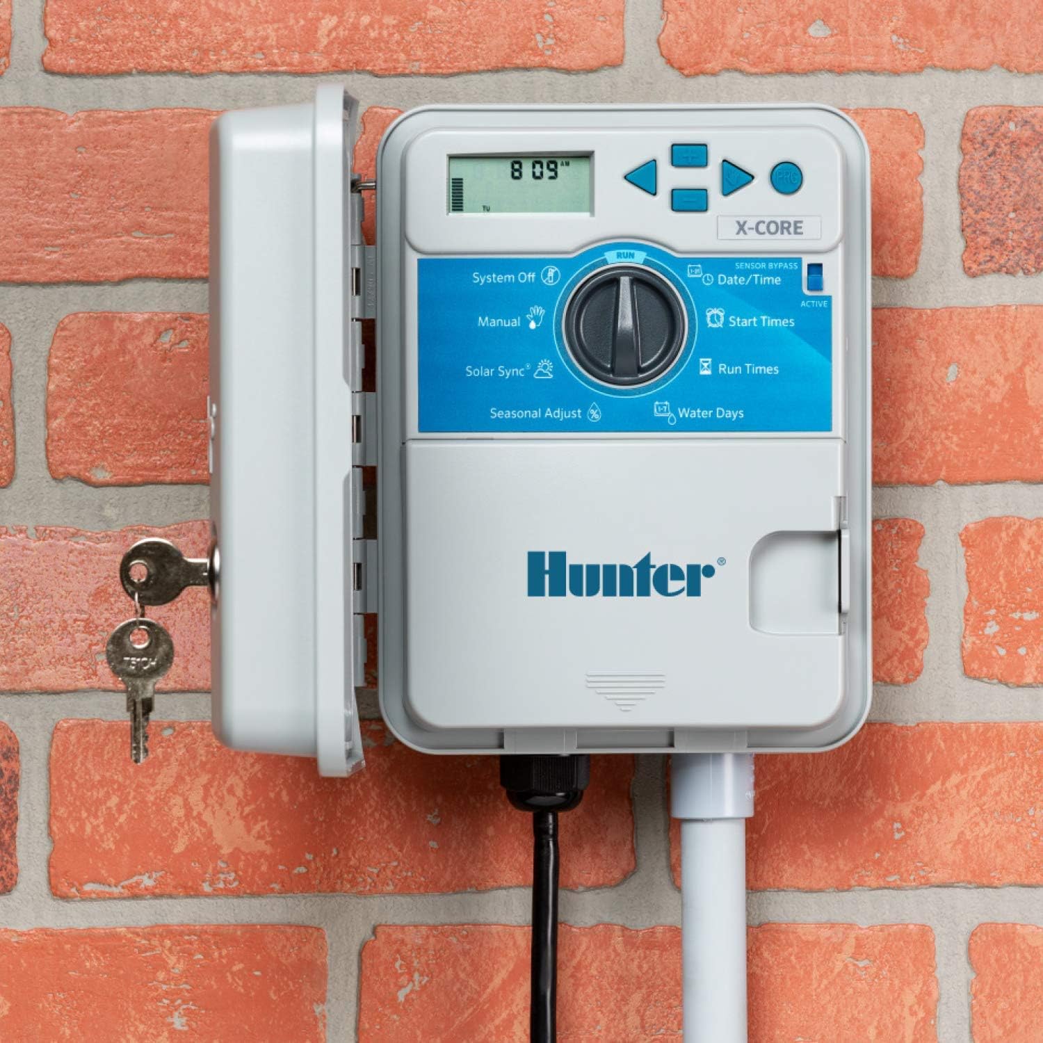 Hunter X-Core Sprinkler Timer, 8-Zone Indoor/Outdoor Sprinkler Controller