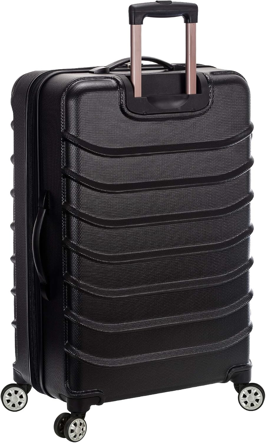 Rockland Speciale Hardside 2 Piece Expandable Spinner Luggage Set, (20"/28"), Black