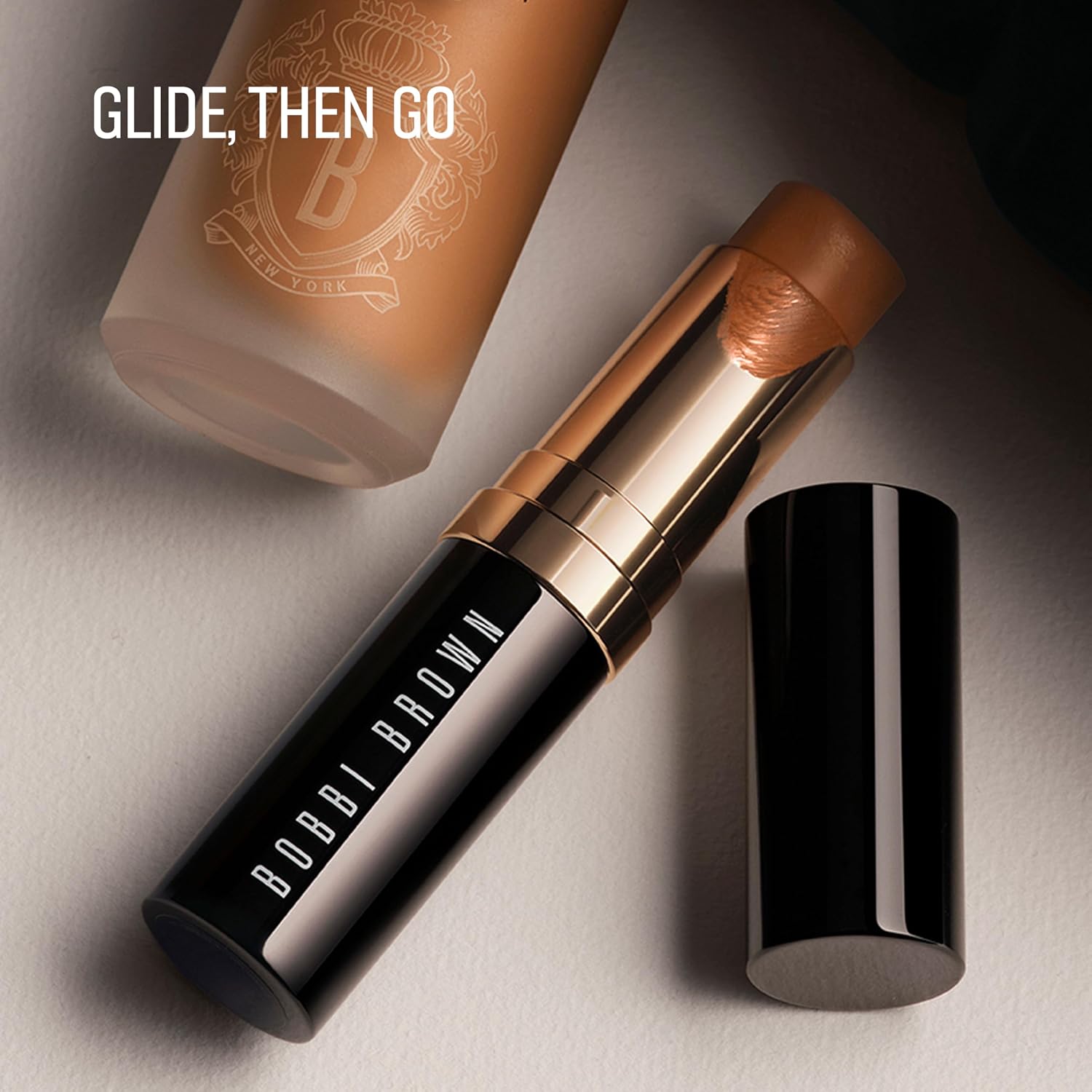 Bobbi Brown Skin Foundation Stick | Portable & Creamy with Medium-to-Full Coverage for Even-Toned Skin
