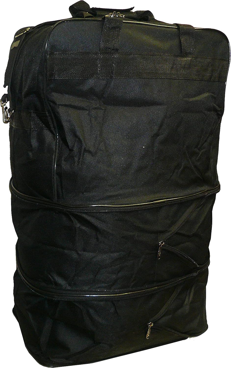 36" Expandable Wheeled Bag Rolling Duffel Spinner Luggage