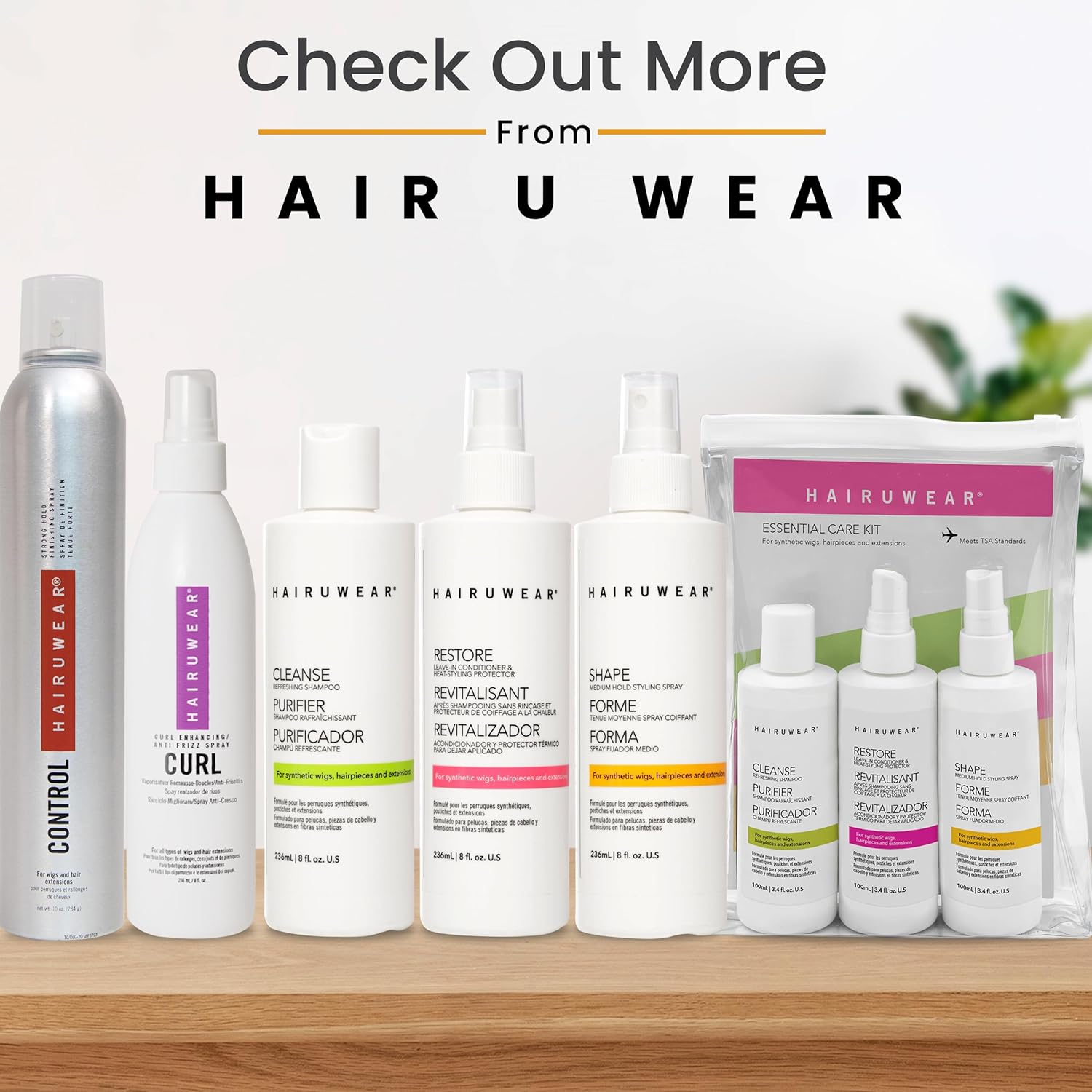 Cleansing Shampoo for Synthetic Wigs & Hair Extensions, Gentle Care