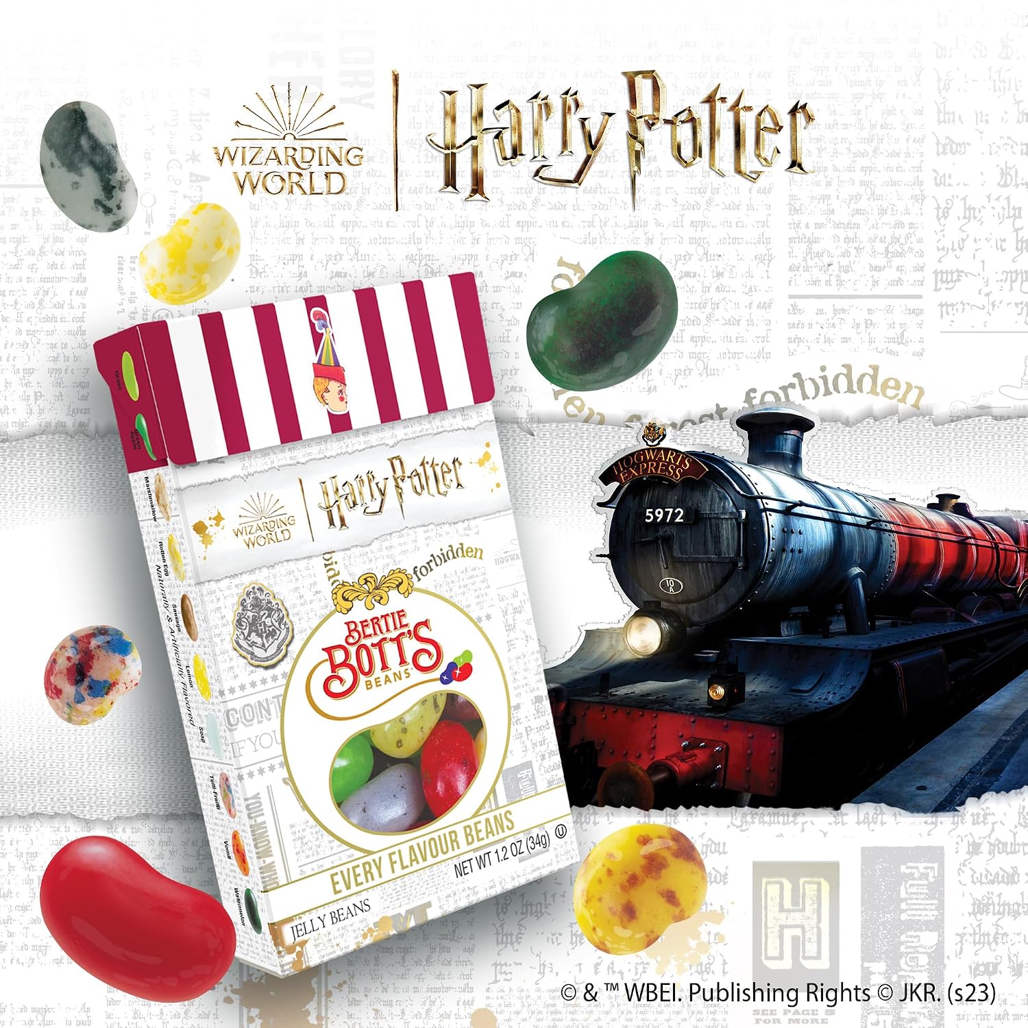 Jelly Belly Bertie Bott’s Every Flavor Beans - 20 Harry Potter Flavors (Pack of 2)