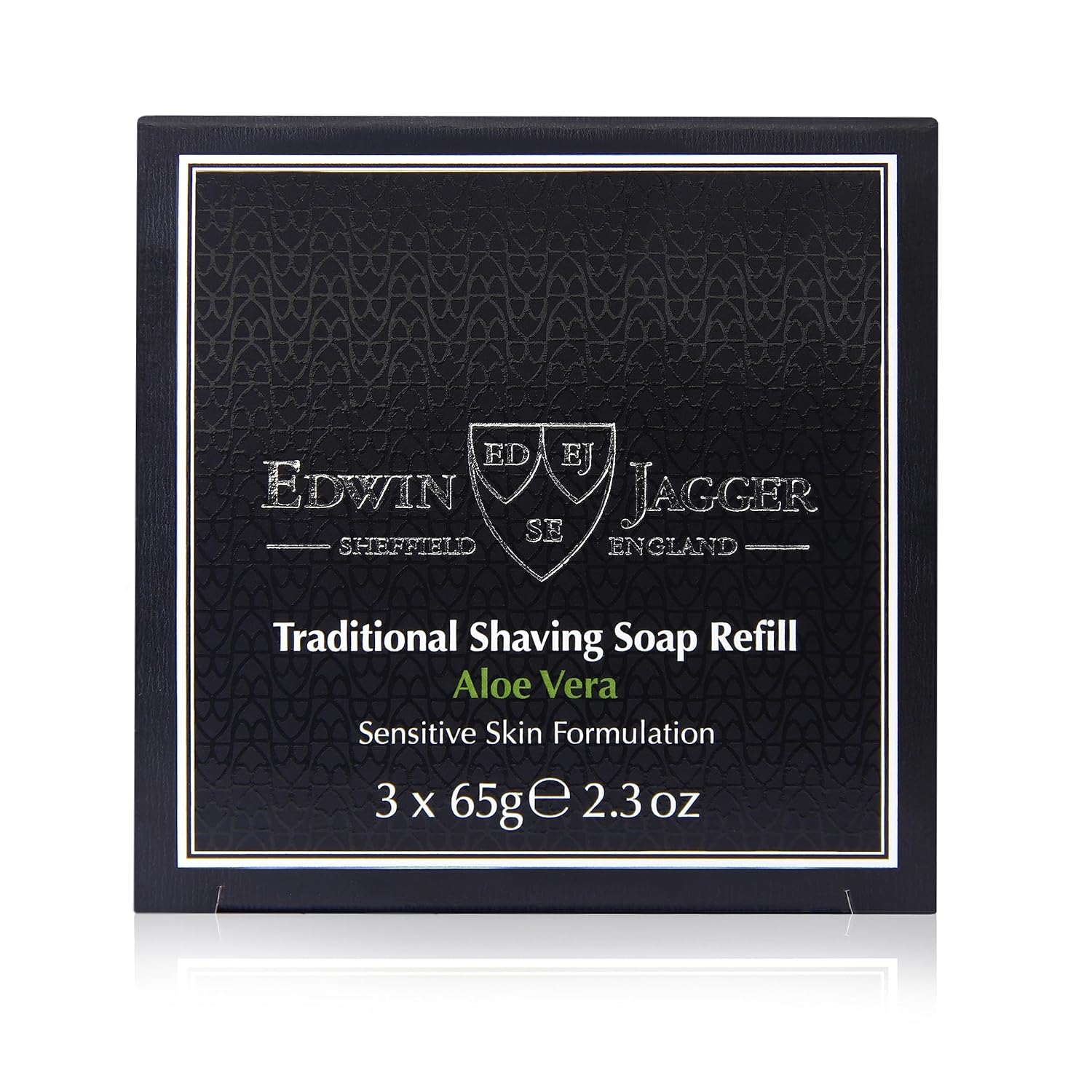 Edwin Jagger Aloe Vera Shaving Soap Refill 65g (3 Pack)
