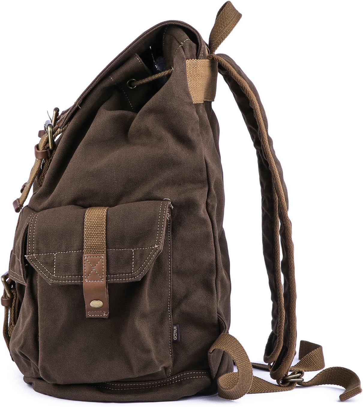 GOOTIUM 21101AMG Specially High Density Thick Canvas Backpack Rucksack, Field Tan, Large