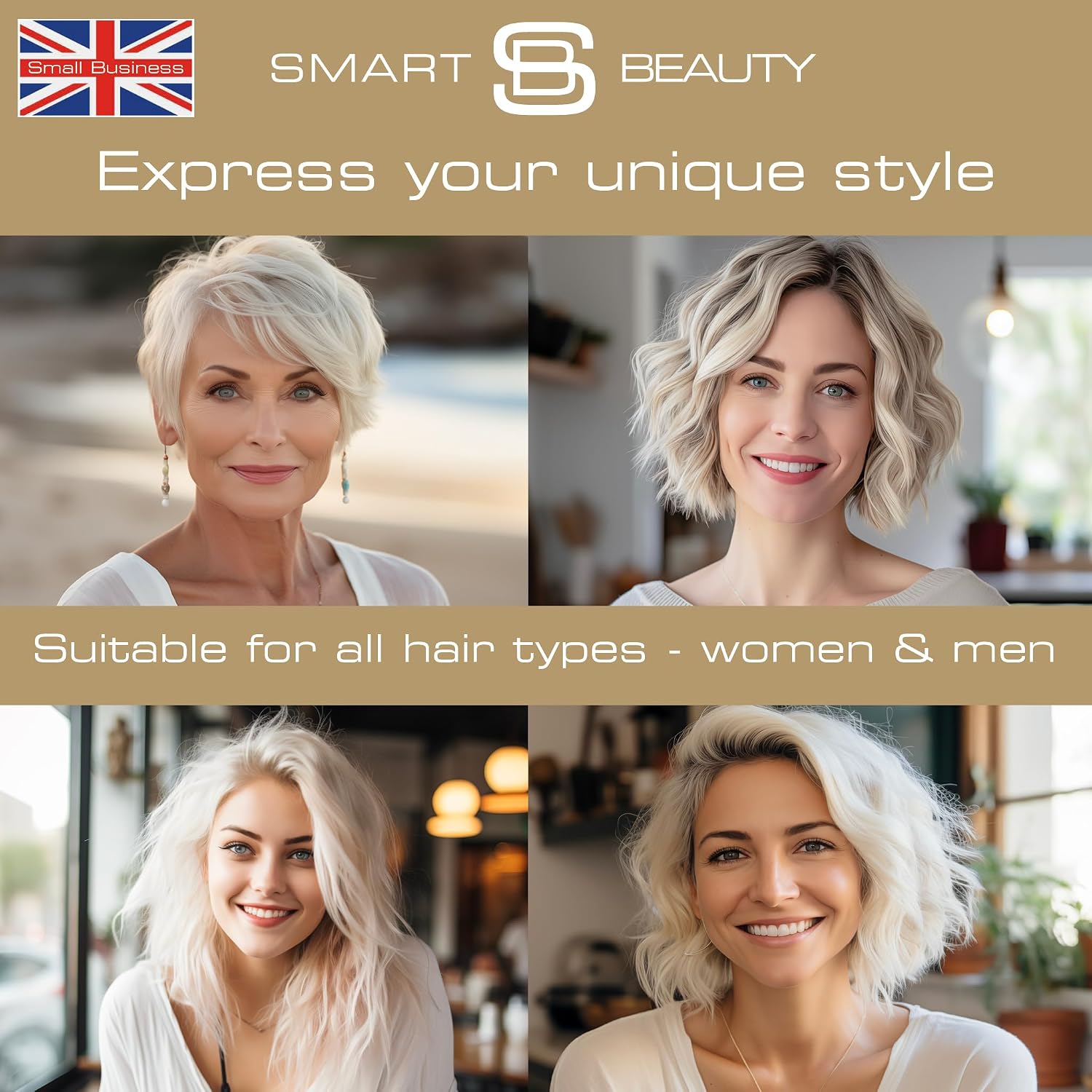 Smart Beauty Blonde Bleach-It, The Ultimate Lightener for Dark Hair, Perfect for Highlighting and Vibrant Pastel Colour, Hair Bleach Kit, Vegan & Cruelty Free