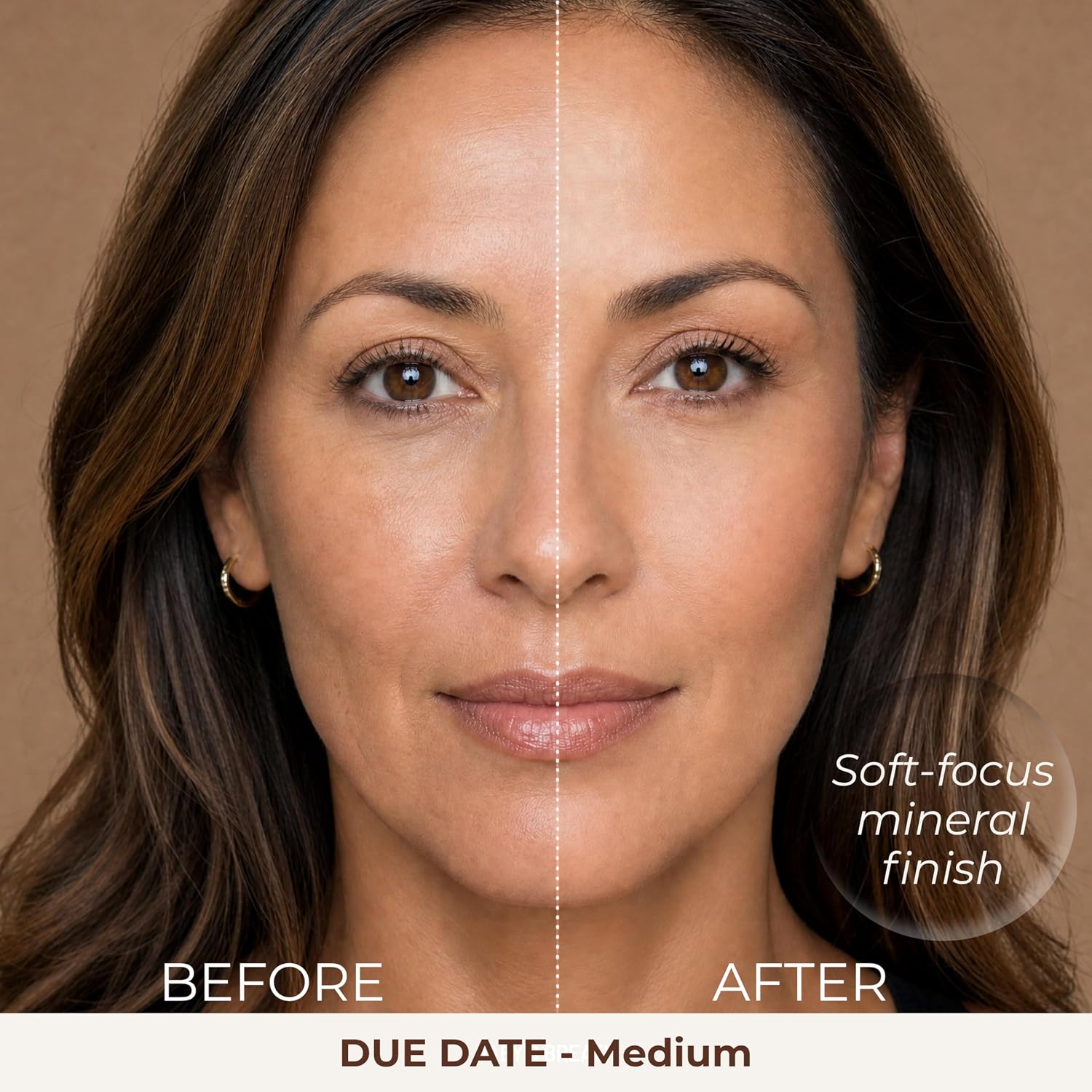Mineral Dual Powder Foundation with SPF 15, 0.45 oz by Mommy Makeup | Buildable Coverage for Mature & Sensitive Skin - Talc-Free, Oil-Free, Gluten-Free, Cruelty Free (Craving - Medium/Dark)