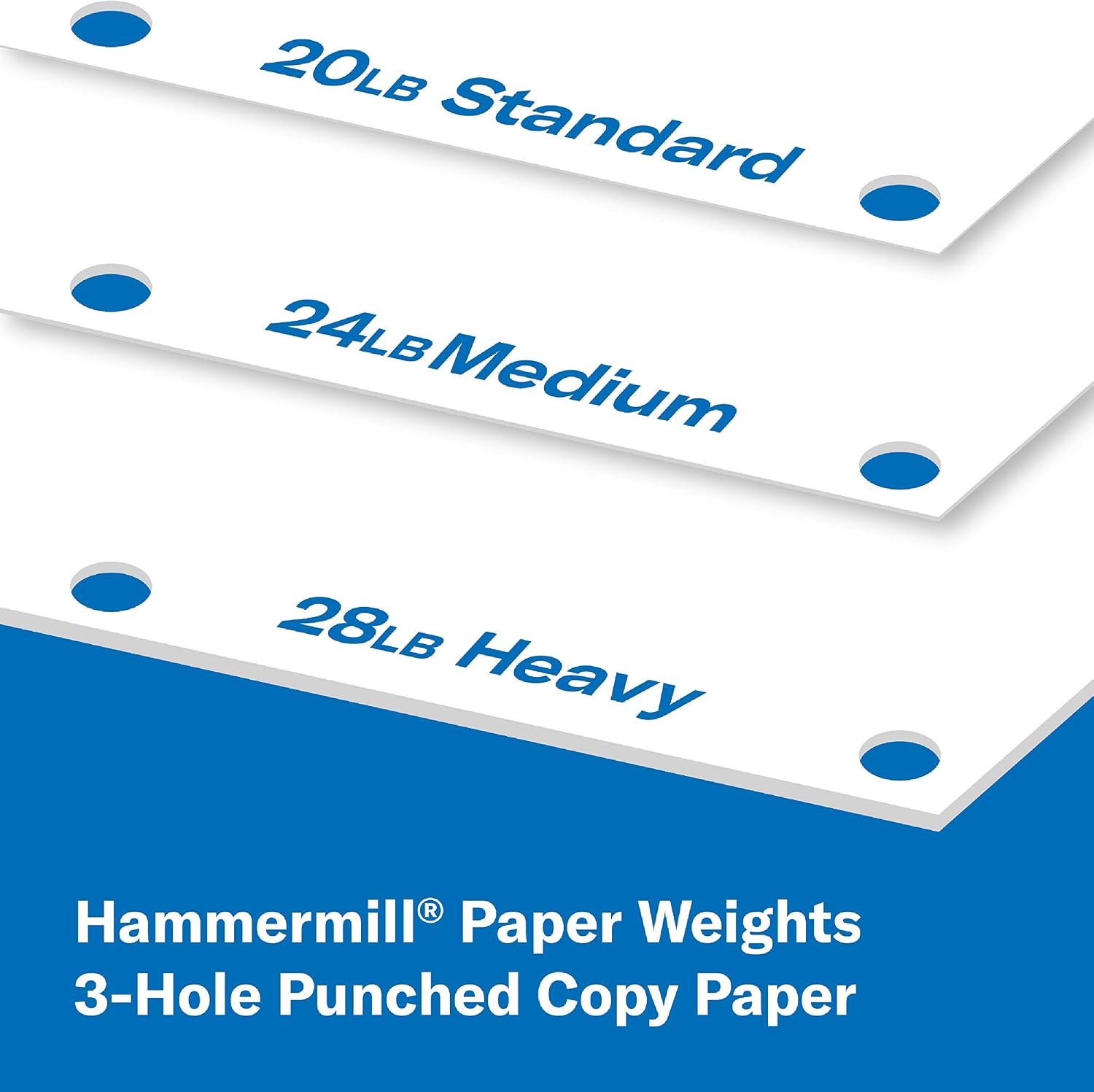 Hammermill Printer Paper, Great White 30% Recycled Paper, 8.5 x 11-1 Ream (500 Sheets) - 92 Bright, Made in the USA, 086710