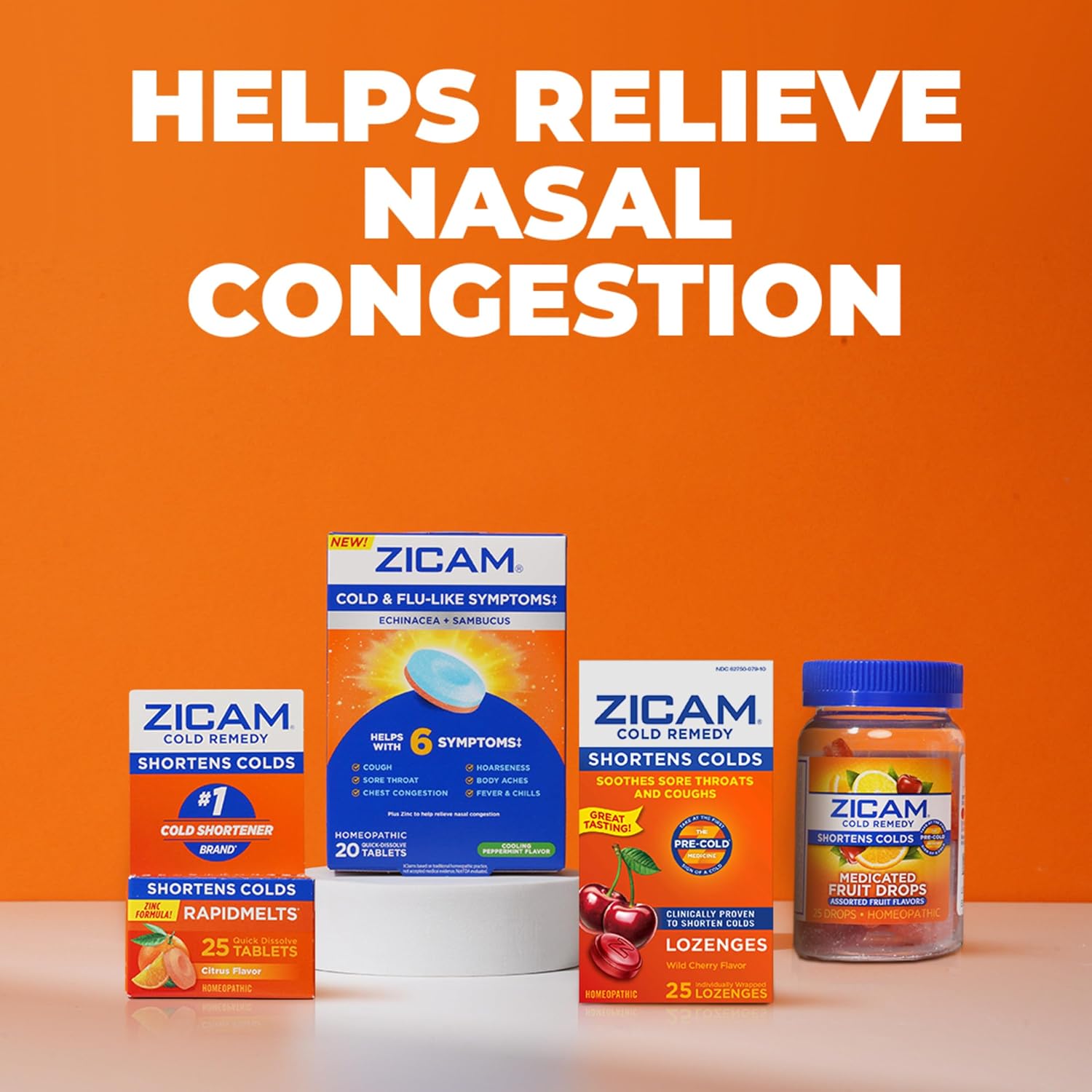 Zicam Cold Remedy RapidMelts, Citrus, 25 Count