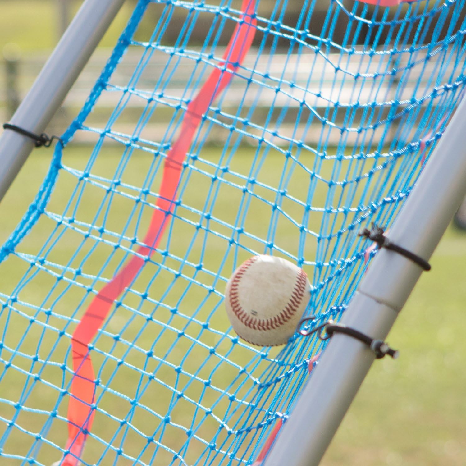 Champion Sports Pitchback Net & Rebounder – Baseball & Softball Multi-Sport Training Screen with Strike Zone Target