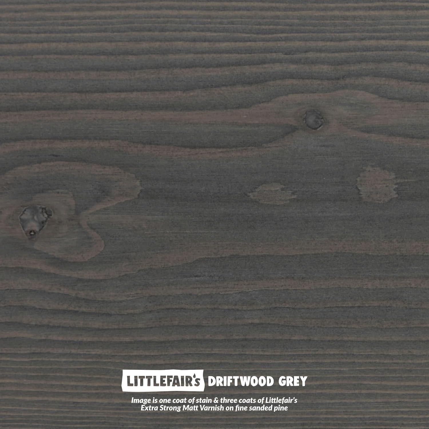 Littlefair's Wood Stain Water Based - 8.5oz/250ml - Indoor Furniture Stain Light & Dark Finishes - Special Non Toxic & Eco Friendly Formula - Wood Stain for Crafts - Color: Antique Stripped Pine