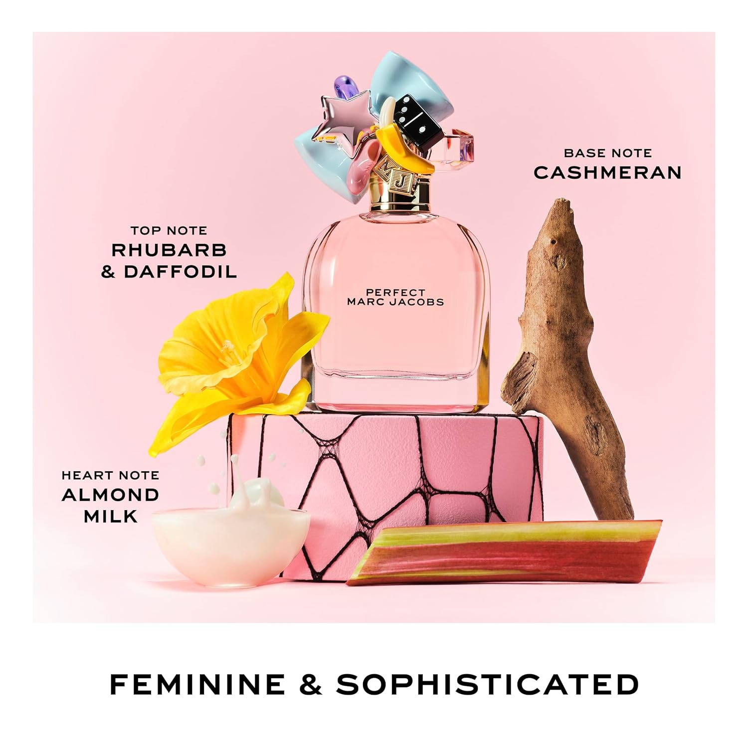 Marc Jacobs Perfect Eau de Parfum – Floral Women's Perfume – With Notes of Rhubarb, Daffodil