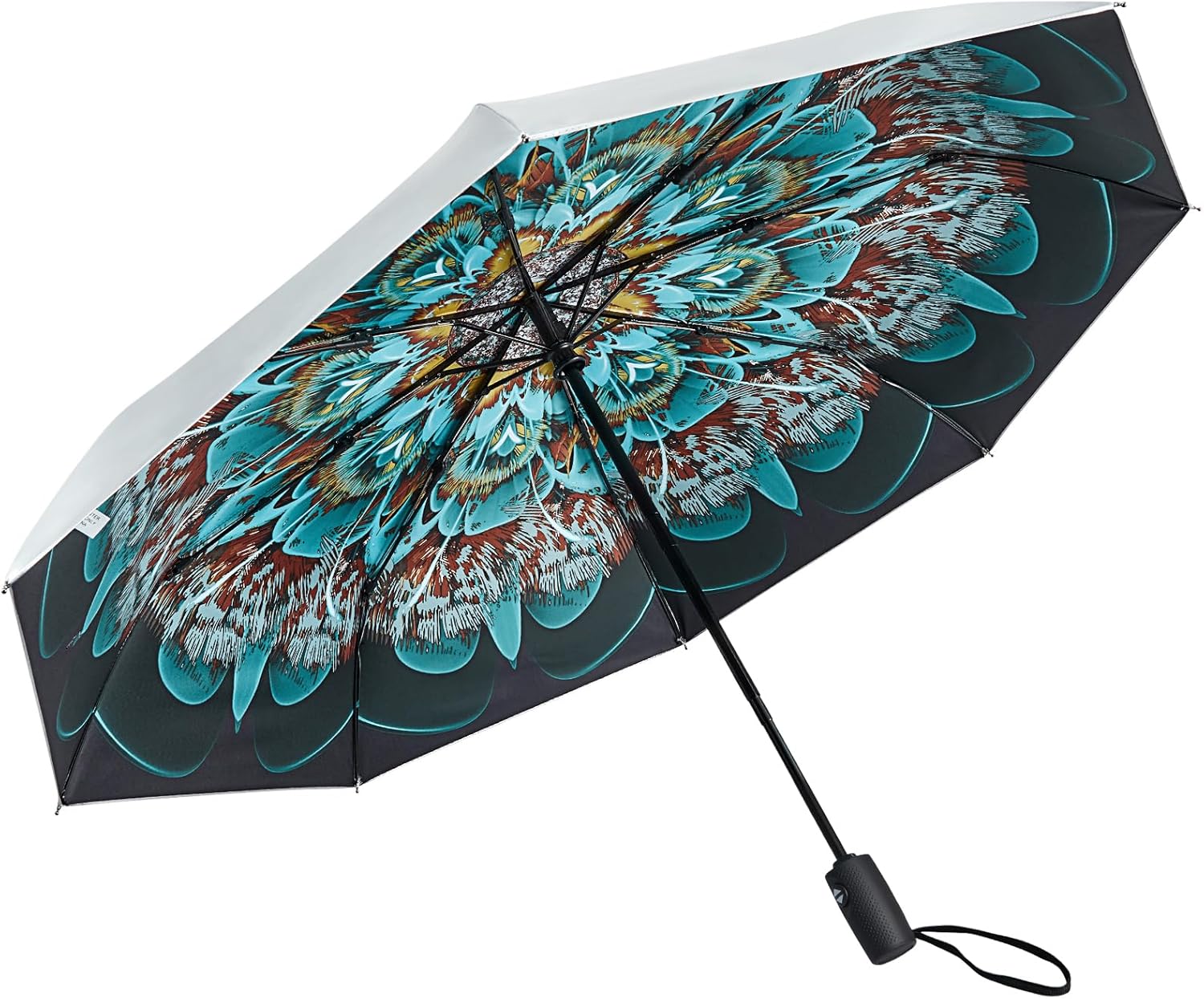 G4Free UPF 50+ UV Protection Travel Umbrella 42/46 Inch Auto Open Close
