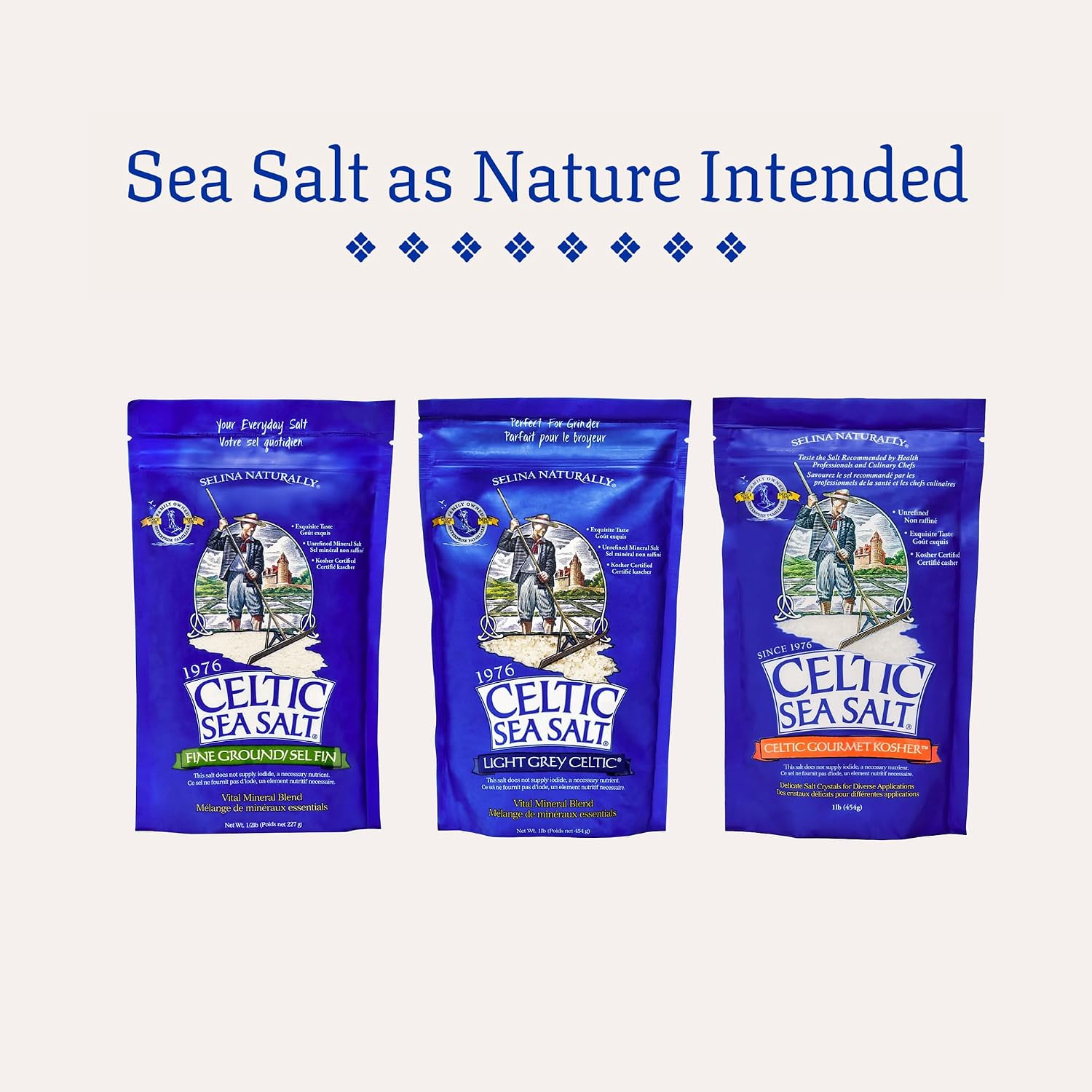 Celtic Sea Salt Light Grey Coarse, Unrefined Mineral Salt, Bulk 5 lb | Bulk coarse crystals with 70+ trace minerals for hydration, finishing, and everyday cooking; hand-harvested, lab tested