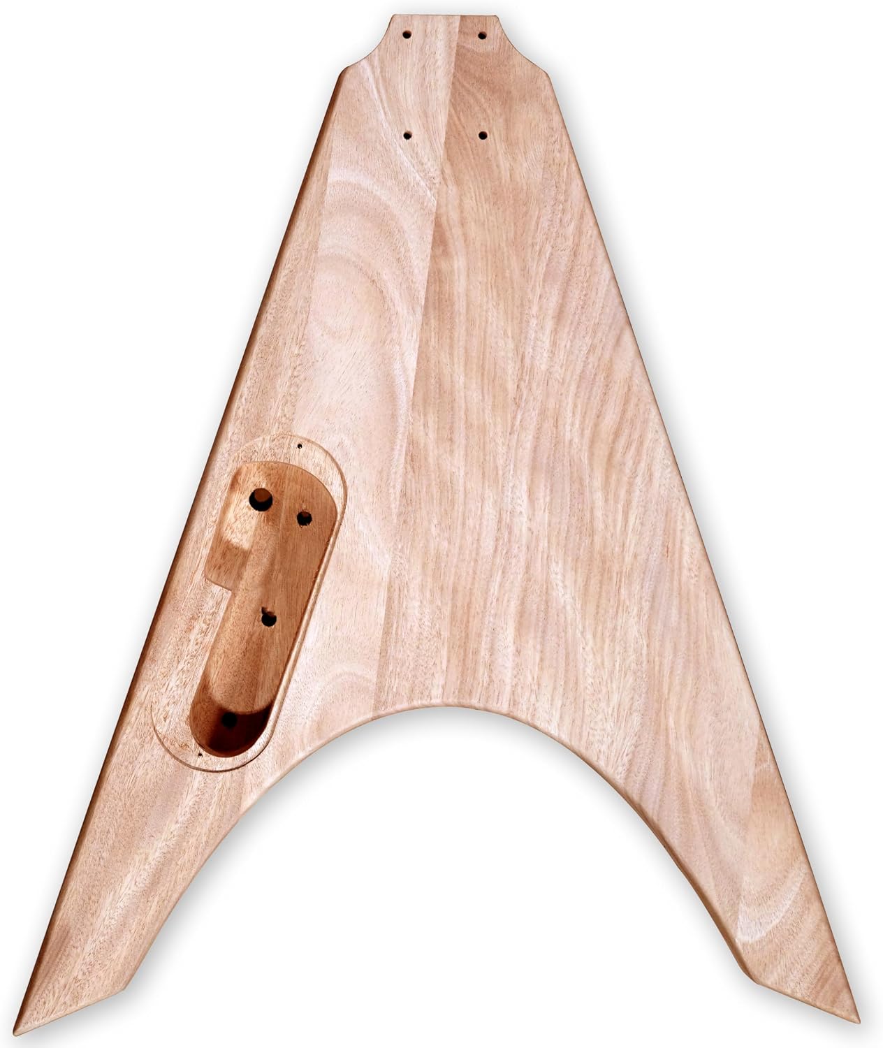 DIY Electric Guitar Kits Okoume wood Body curved top with mahogany veneer cover maple neck & composite ebony fingerboard